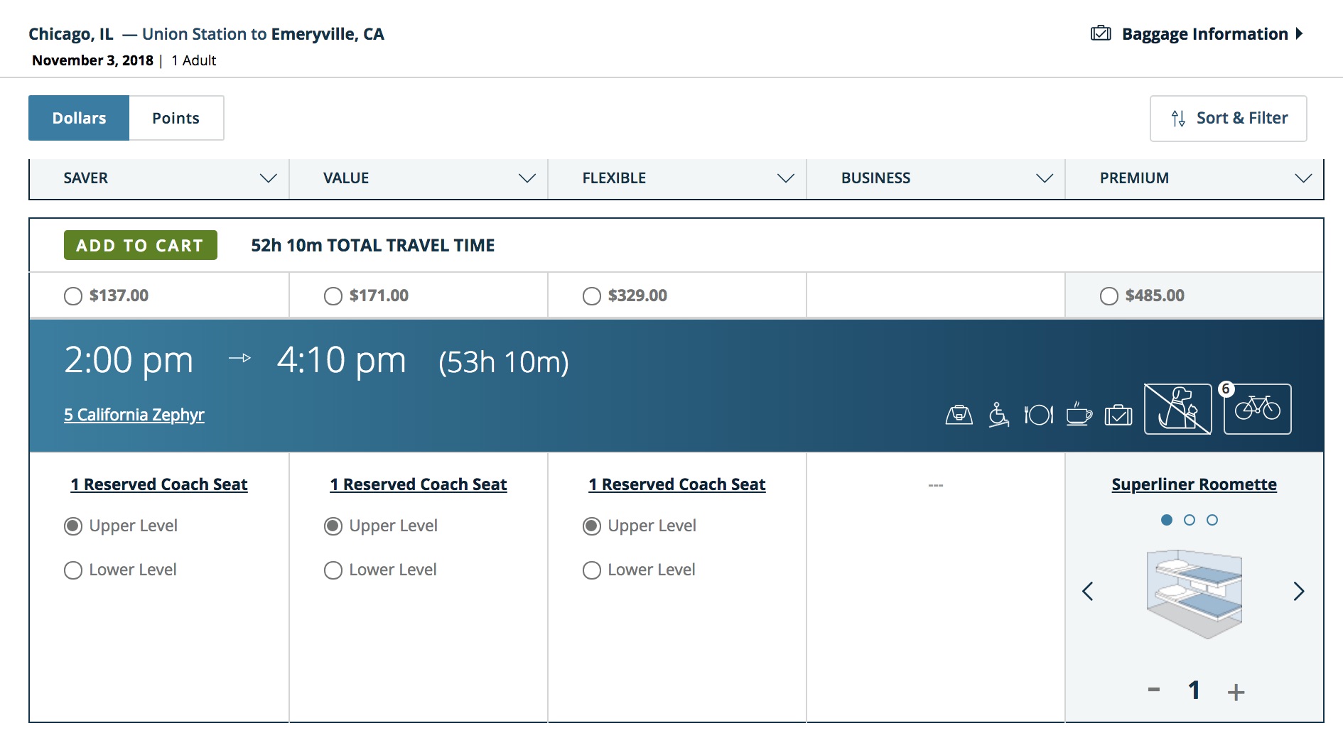 Trip Report Amtrak California Zephyr Part 1 Long